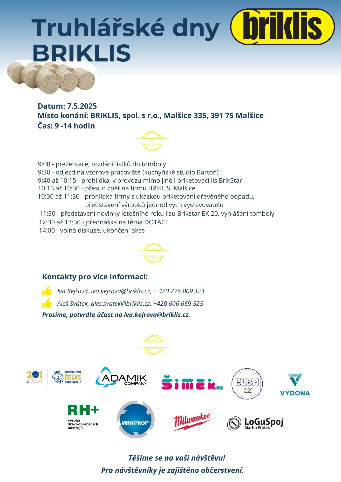 den otevřených dveří briklis